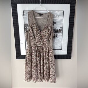 Armani Exchange Leopard Print Mini Dress Size 4